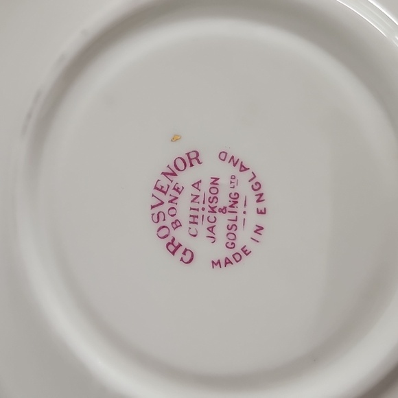 JACKSON & GOSLING GROSVENOR TEACUP AND SAUCER, HUNTING SCENE - Picture 8 of 9